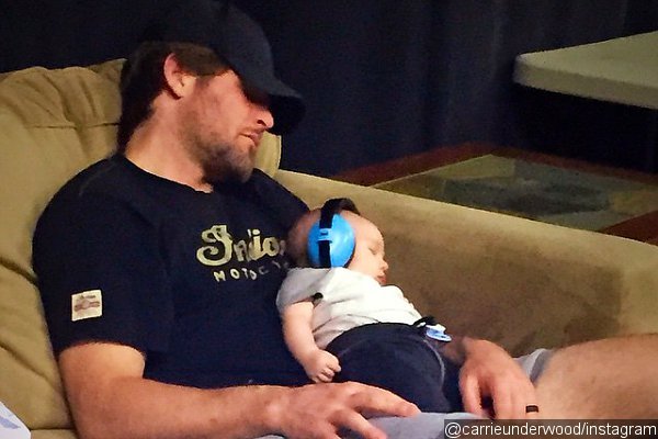 Carrie Underwood's Son Isaiah and Husband Mike Look Cute Napping Together in Instagram Pic