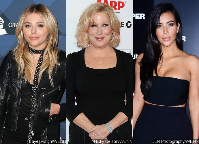 Chloe Moretz and Bette Midler Slam Kim Kardashian's Nude Pic. Read the Snarky Comments