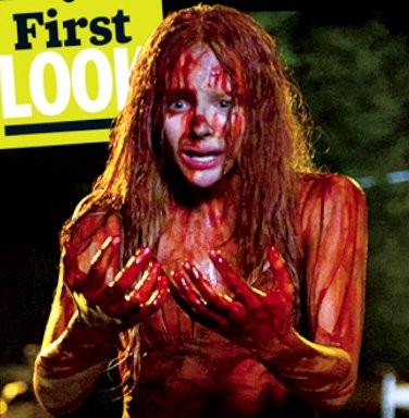 Showbiz News on First Look  Chloe Moretz Gets Covered In Pig S Blood In  Carrie