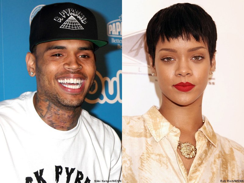 Chris Brown and Rihanna Cozying Up at His Website Launch Party