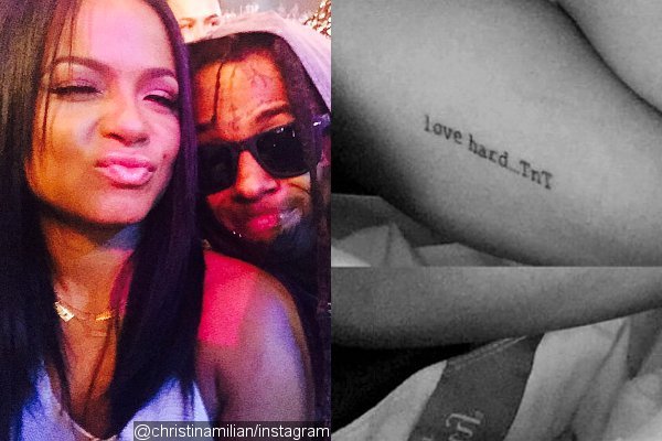 Christina Milian Gets New Tattoo Inspired by Boyfriend Lil Wayne