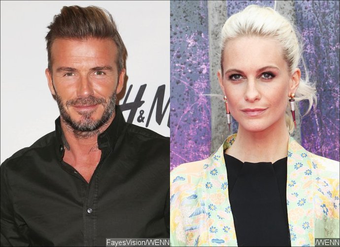 David Beckham Spotted Partying With Poppy Delevingne in West Hollywood