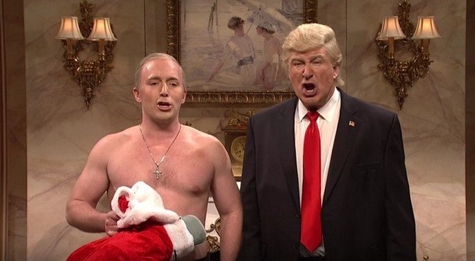 Donald Trump Is Vladimir Putin's Christmas Gift on 'SNL'