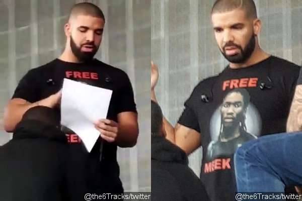 Drake Rocks 'Free Meek Mill' T-Shirt at OVO Fest, A$AP Rocky Declares Him Winner in Feud