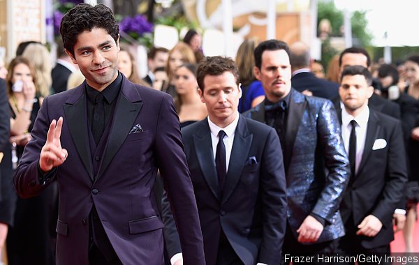 'Entourage' Cast Films Scenes on Golden Globe Red Carpet
