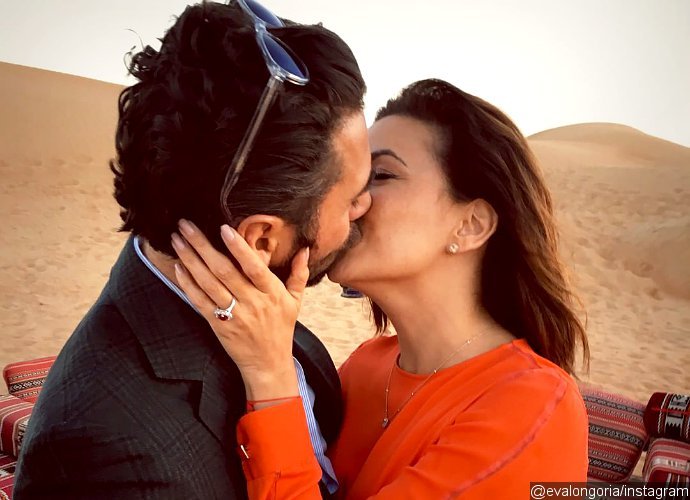Eva Longoria Announces Engagement to Jose Antonio Baston With Kissing Picture in Desert