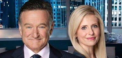 Robin Williams and Sarah Michelle Gellar play father and daughter duo on 'The Crazy Ones'