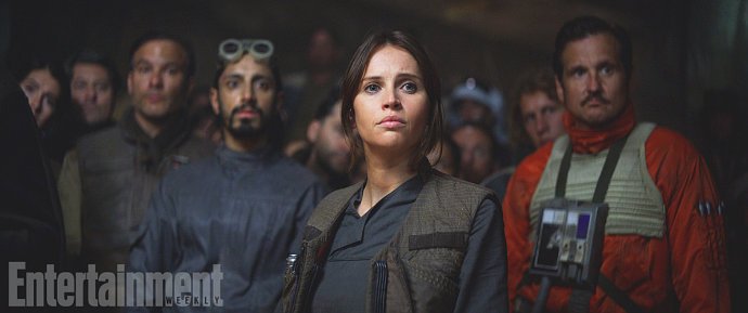 Felicity Jones Leads the Rebel Alliance in New 'Rogue One: A Star Wars Story' Pic