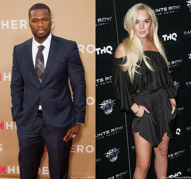 50 Cent Compares Lindsay Lohan to Stripper for Nude Playboy Spread