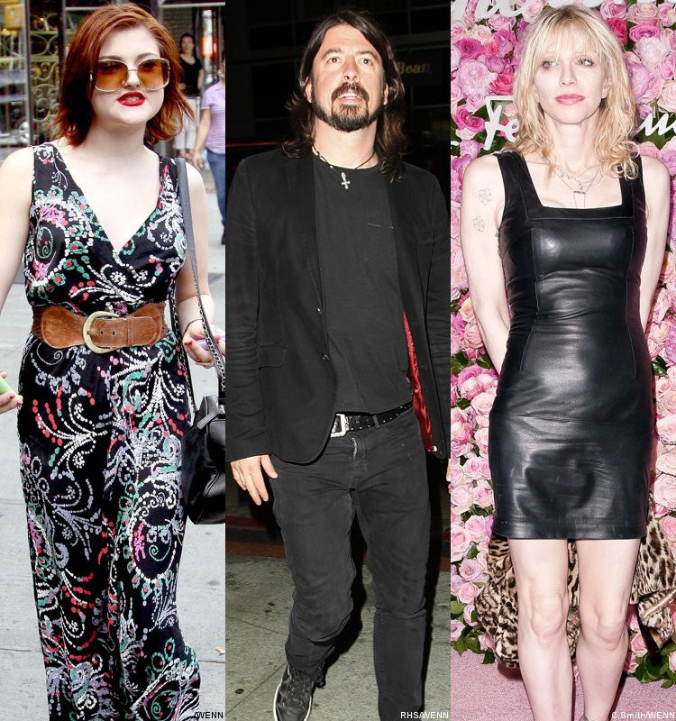 Frances Bean Cobain Denies Dave Grohl Romance Fires Back at Courtney Love