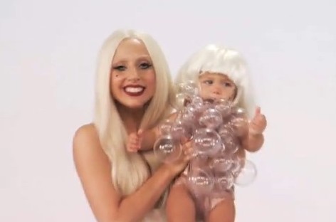 Video: Lady GaGa Dresses Babies in Her Outrageous Costumes