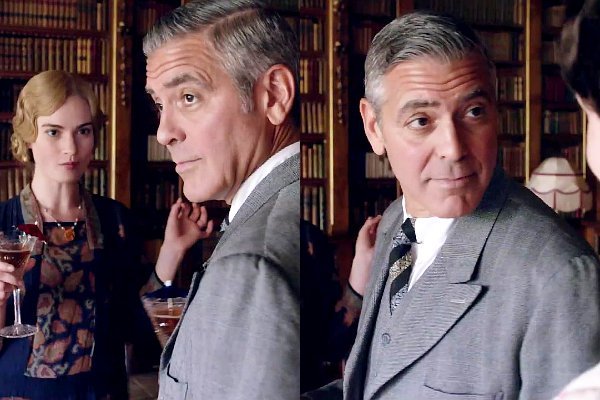 First Look at George Clooney in 'Downton Abbey' Christmas Sketch