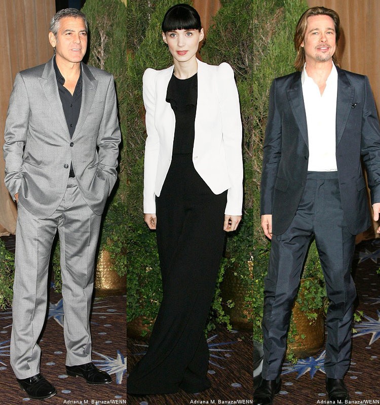 George Clooney, Rooney Mara, George Clooney, Rooney Mara,