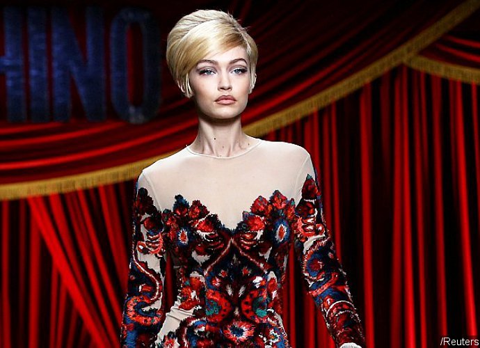 Oops! Gigi Hadid Stumbles During Moschino Show at Milan Fashion Week
