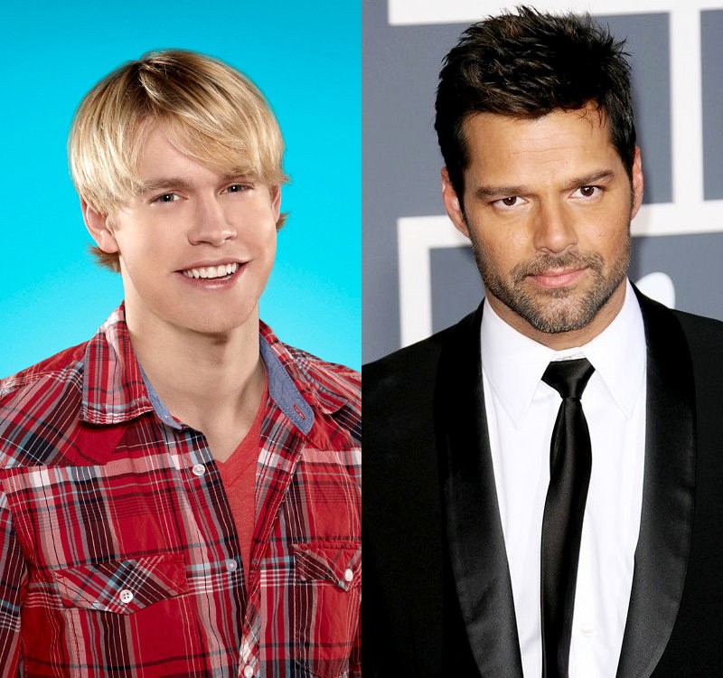 'Glee': Sam Strips Off in Preview, Ricky Martin Lands a Sexy Role