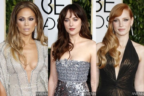 Golden Globes 2015: Jennifer Lopez, Dakota Johnson, Jessica Chastain Dazzle on Red Carpet