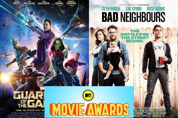 'Guardians of the Galaxy' and 'Neighbors' Top Nominations for 2015 MTV Movie Awards