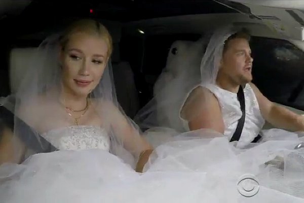 Iggy Azalea Reveals Some Wedding Details on 'Late Late Show' Carpool Karaoke
