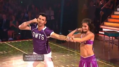 Video: Injured Melissa Rycroft Returns to 'DWTS', Carrie Ann Inaba Falls Off Chair