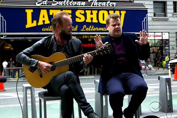 Video: James Corden and Sting Perform Tribute Song to David Letterman