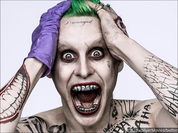 Jared Leto Spotted in Full Joker Costume With Tattoos on 'Suicide Squad' Set
