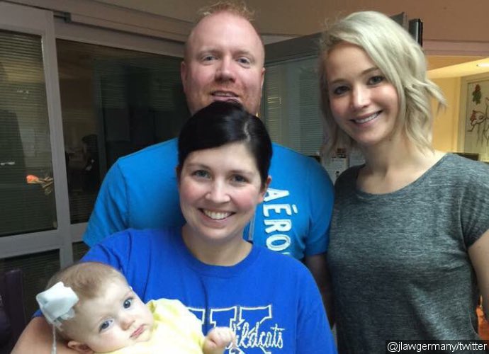Jennifer Lawrence Brings Joy to Children's Hospital in Her Hometown