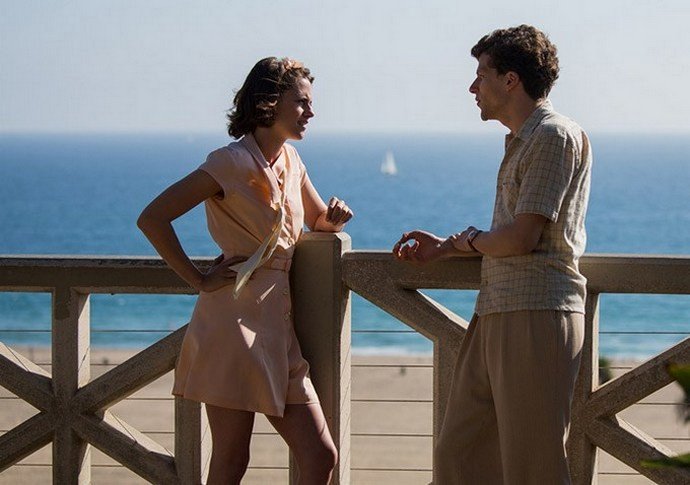 Jesse Eisenberg Romancing Kristen Stewart in First Trailer for Woody Allen's 'Cafe Society'