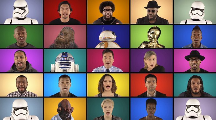 Watch Jimmy Fallon and 'The Force Awakens' Cast Sing 'Star Wars' Themes A Cappella