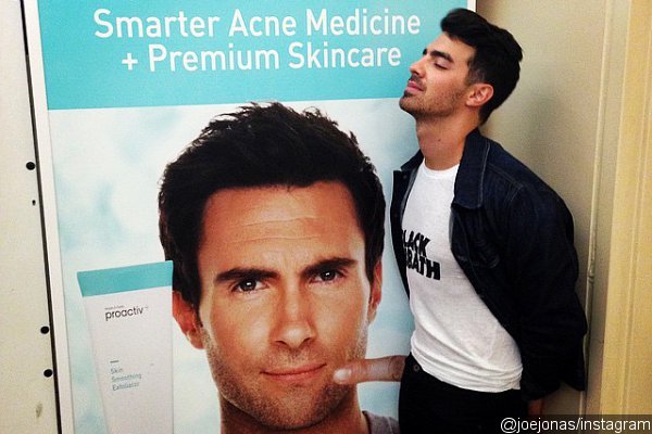 Joe Jonas Pranks Adam Levine's Proactiv Ad in Hilarious Instagram Photo