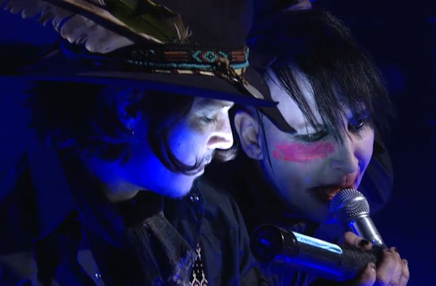 Watch Johnny Depp Performing With Marilyn Manson