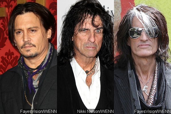 Johnny Depp Forms Band With Alice Cooper and Joe Perry, Already Scores First Gig