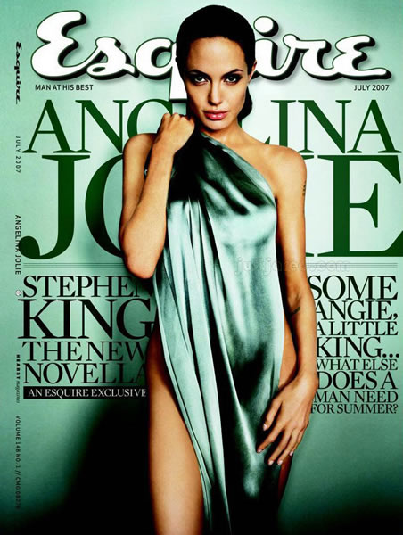  made public its July 2007 edition featuring Angelina Jolie almost naked 