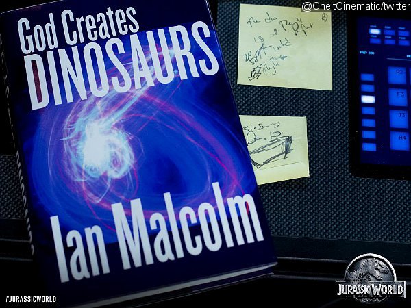 'Jurassic World' Teases Dr. Ian Malcolm Book in Easter Egg Picture