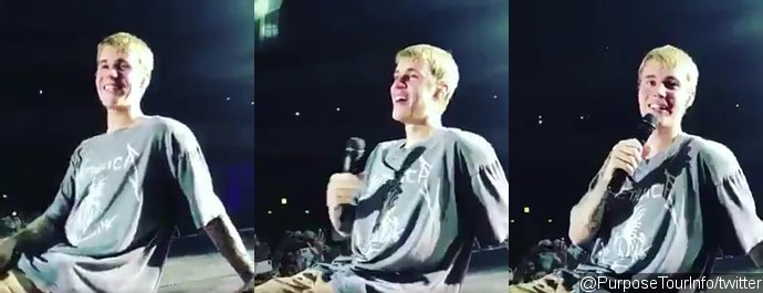 Watch Justin Bieber Get Tearful While Performing 'Purpose' in Frankfurt