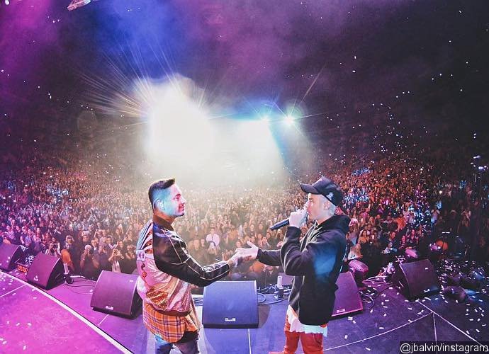 Justin Bieber Makes Surprise Appearance at J Balvin's Show for Remix of 'Sorry'