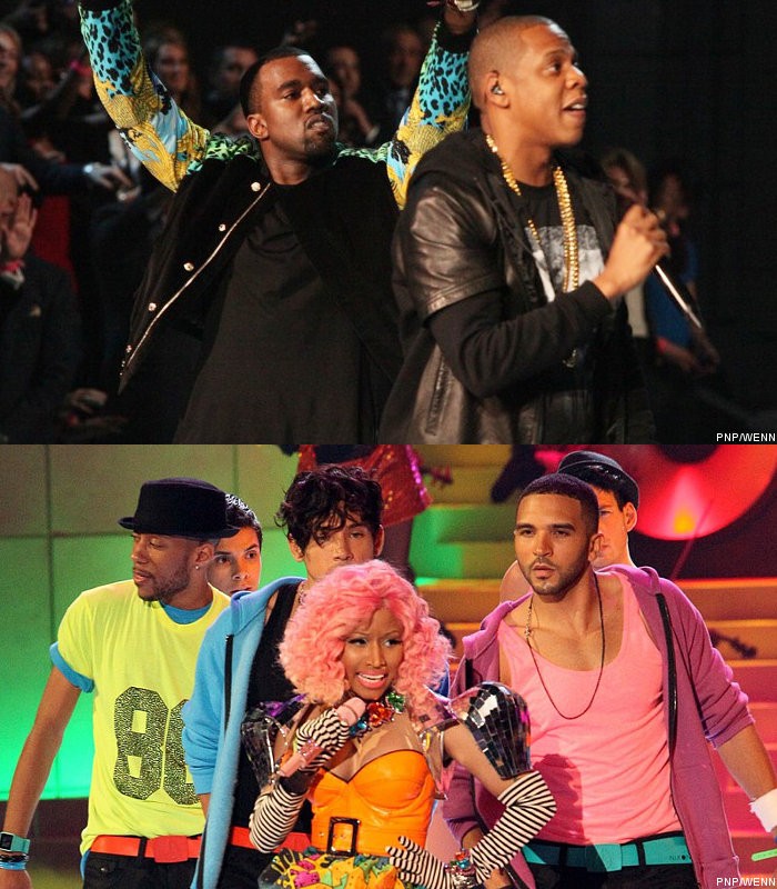 Pics Kanye, JayZ and Nicki Minaj Rock Victoria