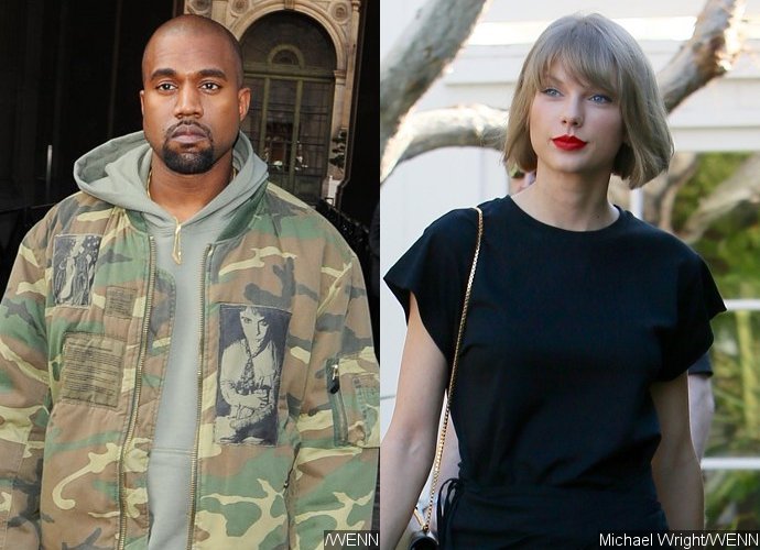 Kanye West Takes a Dig at Taylor Swift With T-Shirt Logo