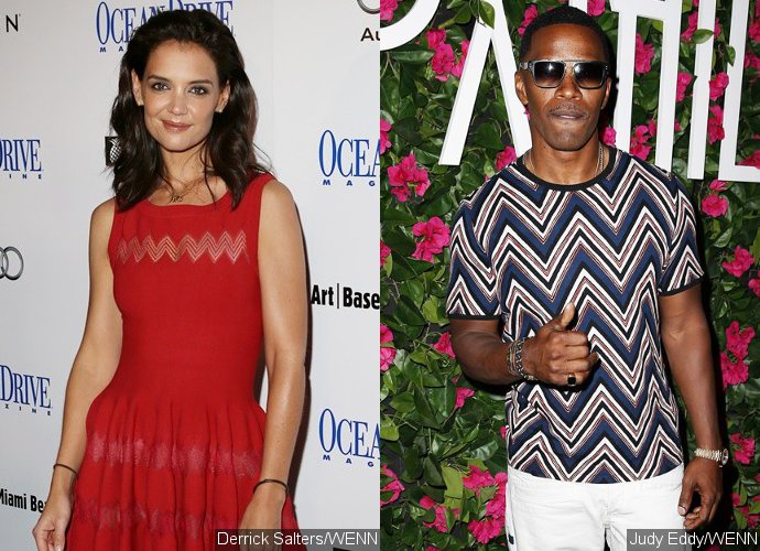 Getting Closer? Katie Holmes Spotted at Jamie Foxx's Surprise Birthday Party