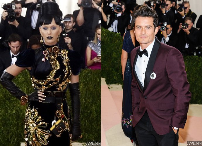 Katy Perry and Orlando Bloom Show Their Connection With This Matching Accessory at Met Gala
