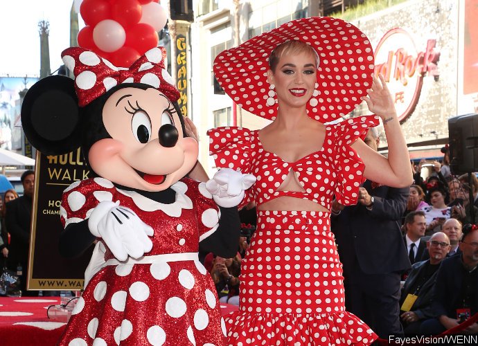 Katy Perry Helps Minnie Mouse Celebrate Her Walk of Fame Star Honor
