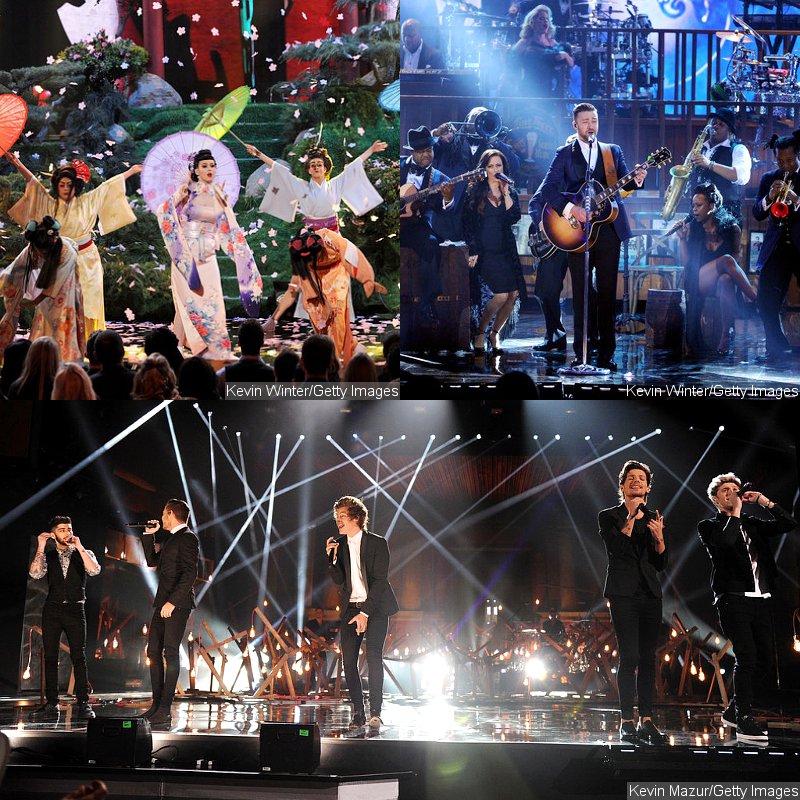 One Direction and More One Direction Singing On Stage 2013