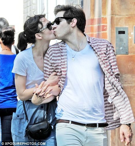 Keira Knightley Kisses Her Fiance and Shows Off Engagement Ring Keira Knightley Kisses Her Fiance and Shows Off Engagement Ring