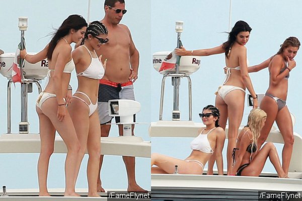Kendall Jenner and Hailey Baldwin Join Kylie Jenner's Boat Party in Mexico