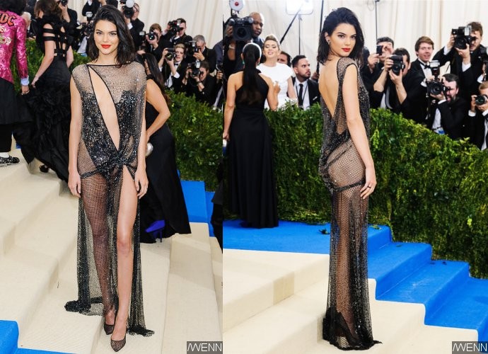 Kendall Jenner Bares Her Booty in Backless Sheer Dress at the 2017 Met Gala