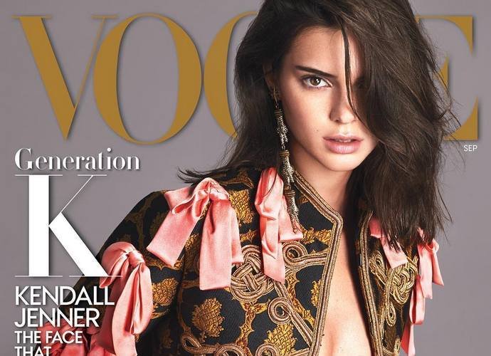 Kendall Jenner Goes Braless on Cover of Vogue's Coveted September Issue