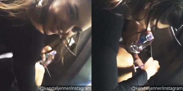 Kendall Jenner Shaves Her Legs in Car Amid Busy NYFW Schedule