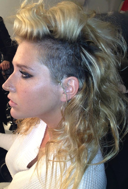 my 1st blog: Ke$ha Shaving Half of Her Head for 'New Year ...