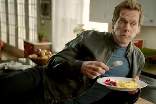 Kevin Bacon Sneaks Into Someone's Kitchen in New Eggs Ad