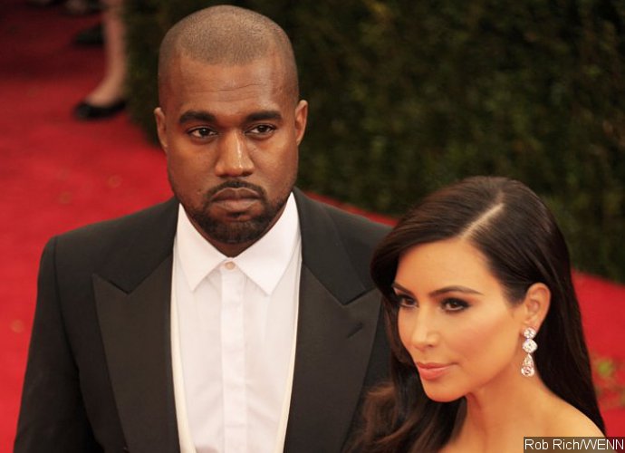 Kim Kardashian Flies to N.Y. for Kanye West's Fashion Show as She Worries It'd Stress Him Out