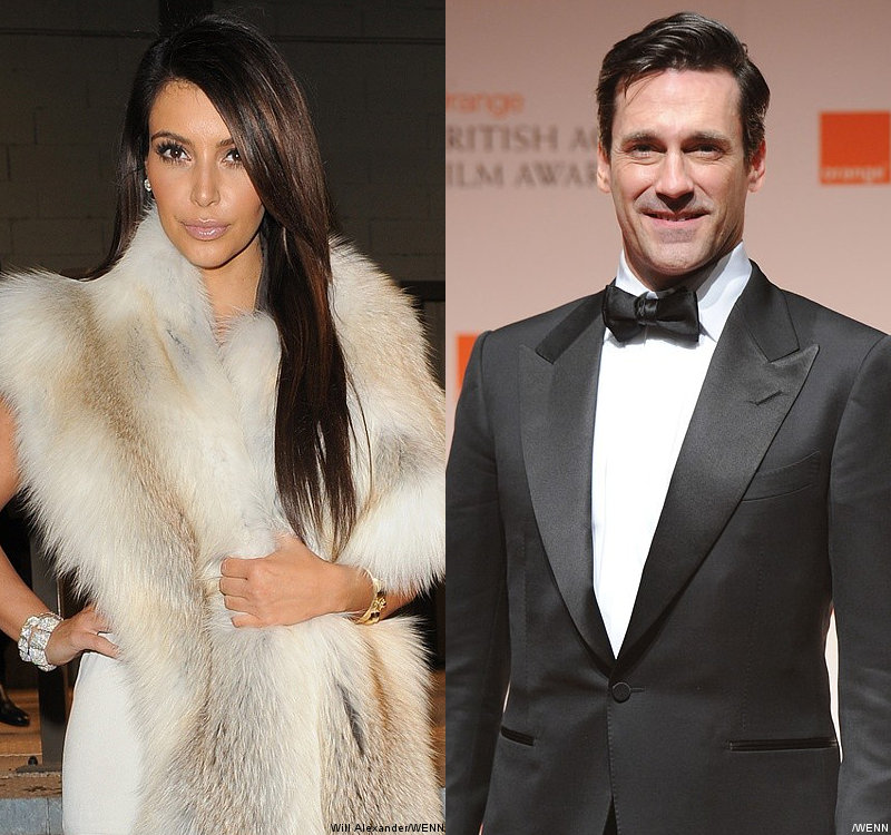 Kim Kardashian: Jon Hamm Is Careless for Calling Me '